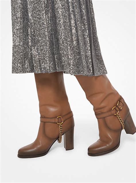 michael kors carey boots|michael kors burnished boots.